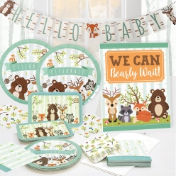 Woodland Baby Shower Supplies